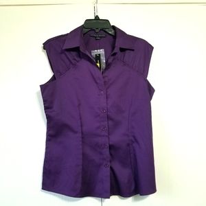 Antonio Melani Short Sleeve Button Down Top